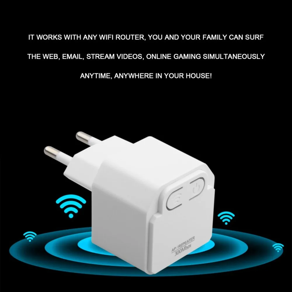300 м WiFi ретранслятор 802.11a/b/g/n сеть усилительная подстанция настенная вилка дизайн Wifi усилитель сигнала для офиса дома