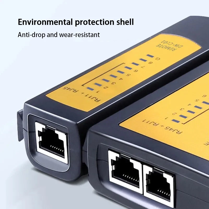 Testeur De Câble Réseau RJ45 Multifonction YGiTK - Modes PoE, Numérique, Analogique - Écran LCD, Traqueur De Fil