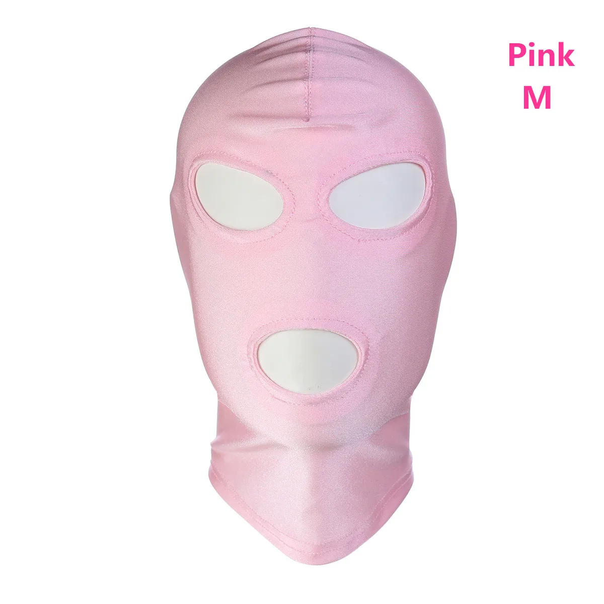 30 стилей, высокое качество, сексуальная, унисекс, дышащая маска с капюшоном для БДСМ, связывание, ролевые игры, косплей, костюм для вечеринки на Хэллоуин, ночное белье - Цвет: Pink A M