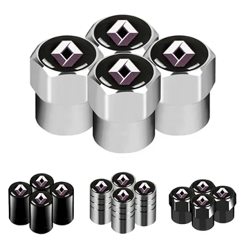 

Car Styling 4PCS Auto Fit For Renault Megane 2 Duster Logan Captur Clio Laguna 3 Fluence Kadjar Car Wheel Tire Valve Caps Case