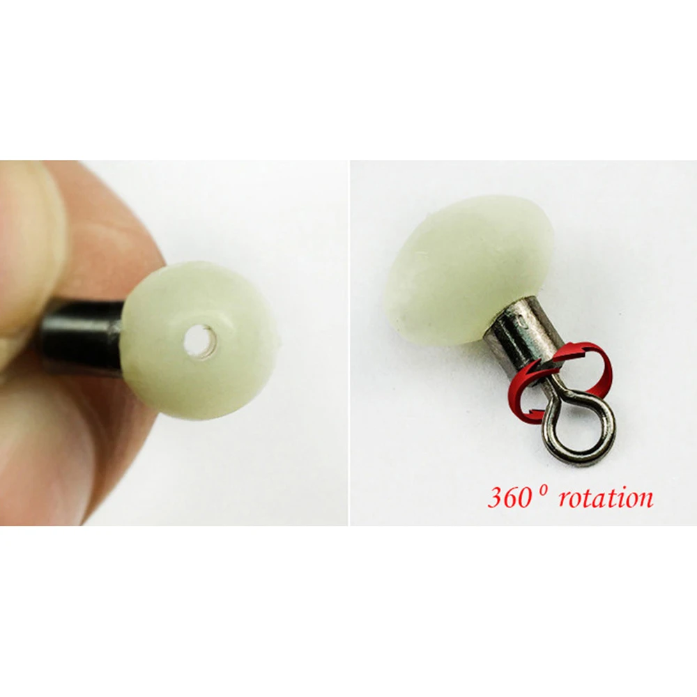 10PCS/Bag fishing swivels fishing accessories fishing tackle Multiple Size Fishing Swivels Connect Zig Pulley Clip Slider Beads Fast Link Line Rigs Running Ledger Tackle Accessory