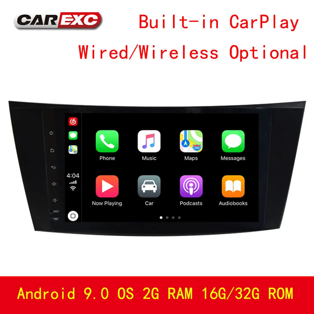 

Android 9.0 Car Multimedia Radio GPS Player For Benz CLS/E-Class W211 W219 E200 E220 E300 E350 E240 E260 E280 Wifi Carplay