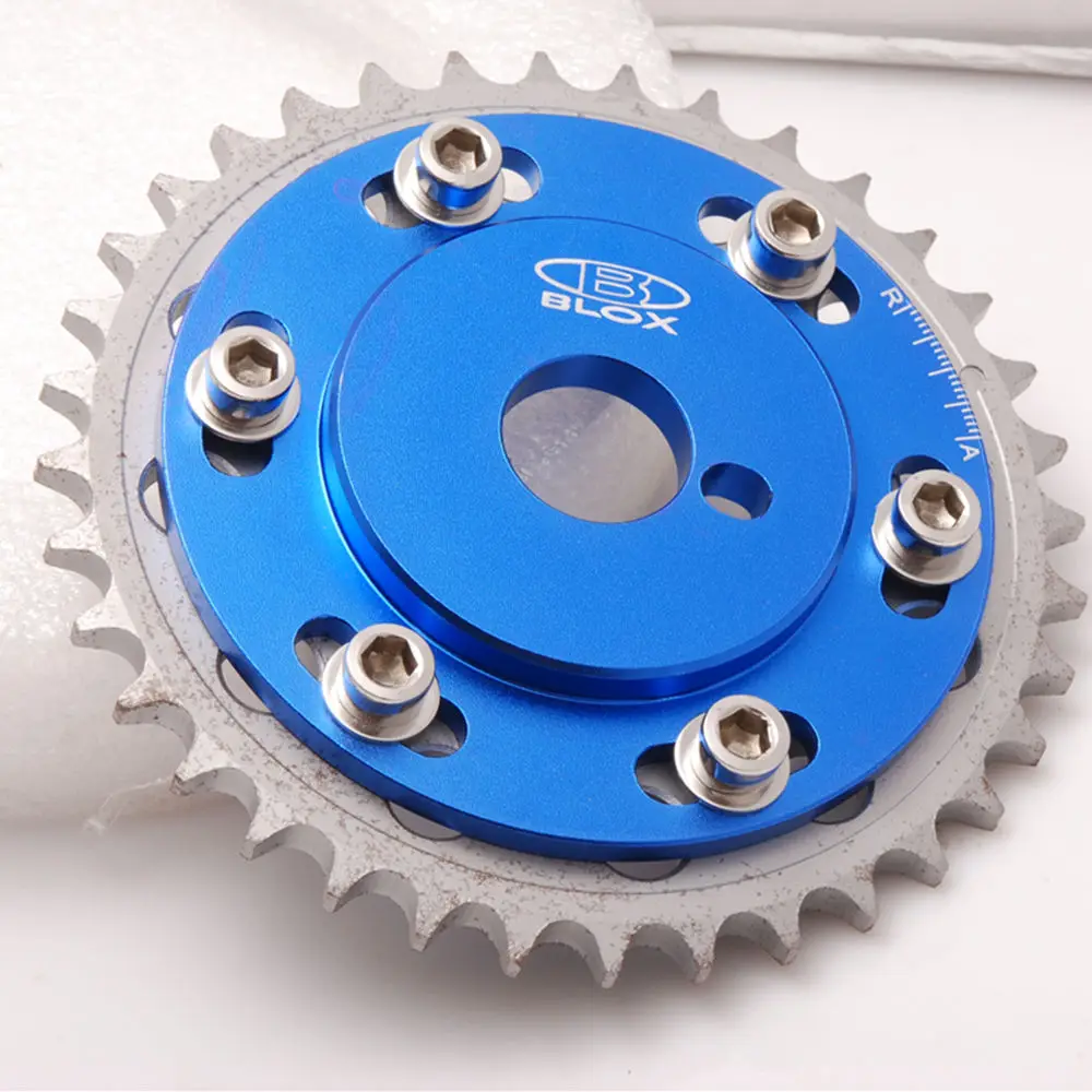 Blox 2Pcs Adjustable Cam Gears Timing Gear pulley kit For Nissian engine S13 SR20DE / T Inlet and Exhaust EP-CGSR20-BL