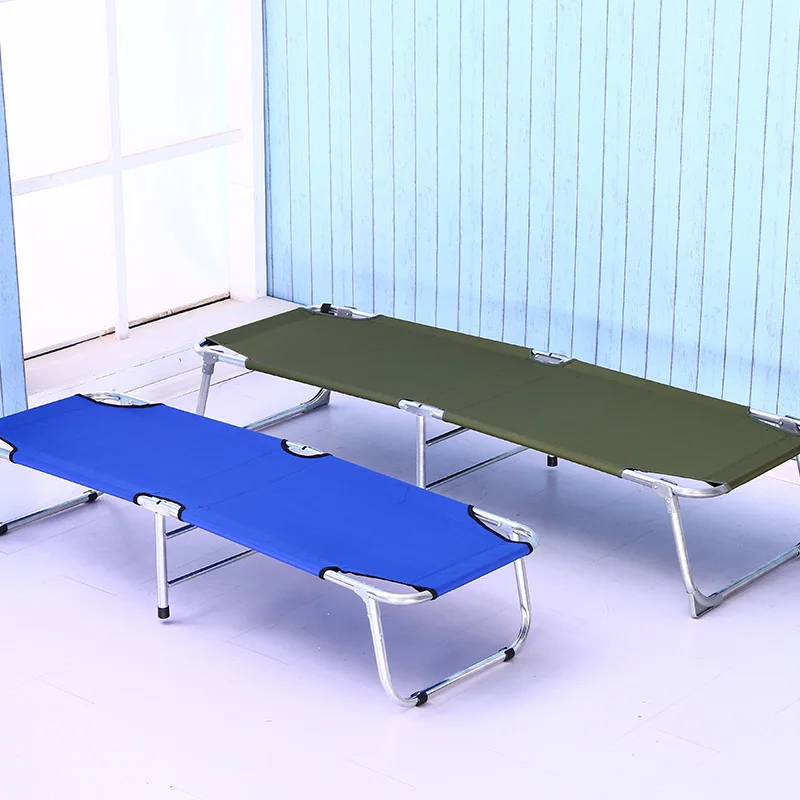 

Summer Small Office Marching Bedroom Portable Is The New Folding Bed Single Lunch Break Bed with Bed Chair