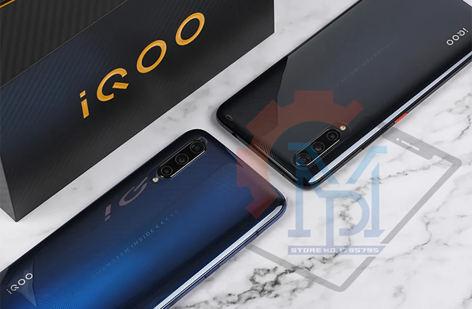 Мобильный телефон vivo iQOO Pro 4G, 6,41 дюймов, Super AMOLED, 8 ГБ ОЗУ, 128 Гб ПЗУ, Snapdragon 855 Plus, Android 9,0, NFC, смартфон