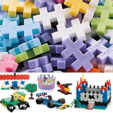 1000 2000 3000 шт DIY блоки мини плюс строительные блоки город Красочные Творческие кирпичи развивающие детские игрушки сборные кирпичи