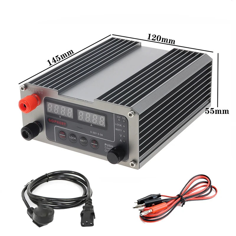 GOPHERT NPS-3002 Высокоточный MCU PFC компактный цифровой Регулируемый источник питания