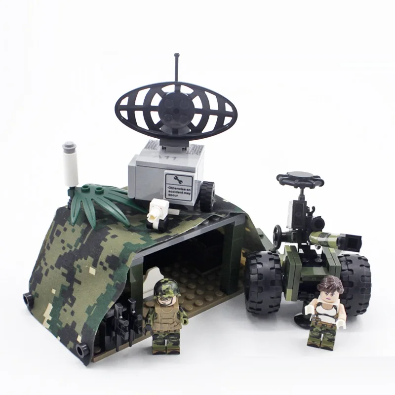 

Jungle TIGER ACTION MOC Gun Mini figures military weapons parts accessories playmobil city Bricks building Block original toys