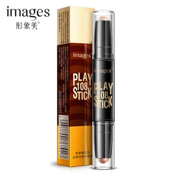 

Decorative bar double head stereo light and shadow light penetration concealer three-dimensional concealer cosmetics Concealer