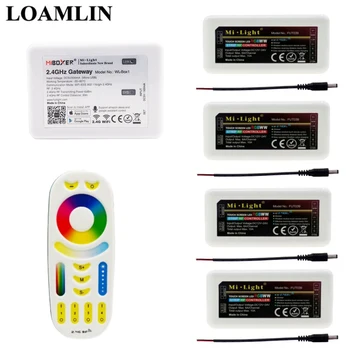 

Led Controller Mi light RGBWW Remote 2.4G Wifi Ibox2 Control RGBWW Box For RGB/RGBW/RGBWW/RGB+CCT Led Strip Light DC12-24V
