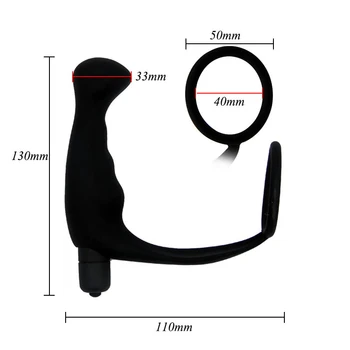 10 Speeds Men vibrating Delay Premature Lock Anal Toys Butt Plug Masturbator for Man Anal Vibrators Anal Plug Adult Toys 5