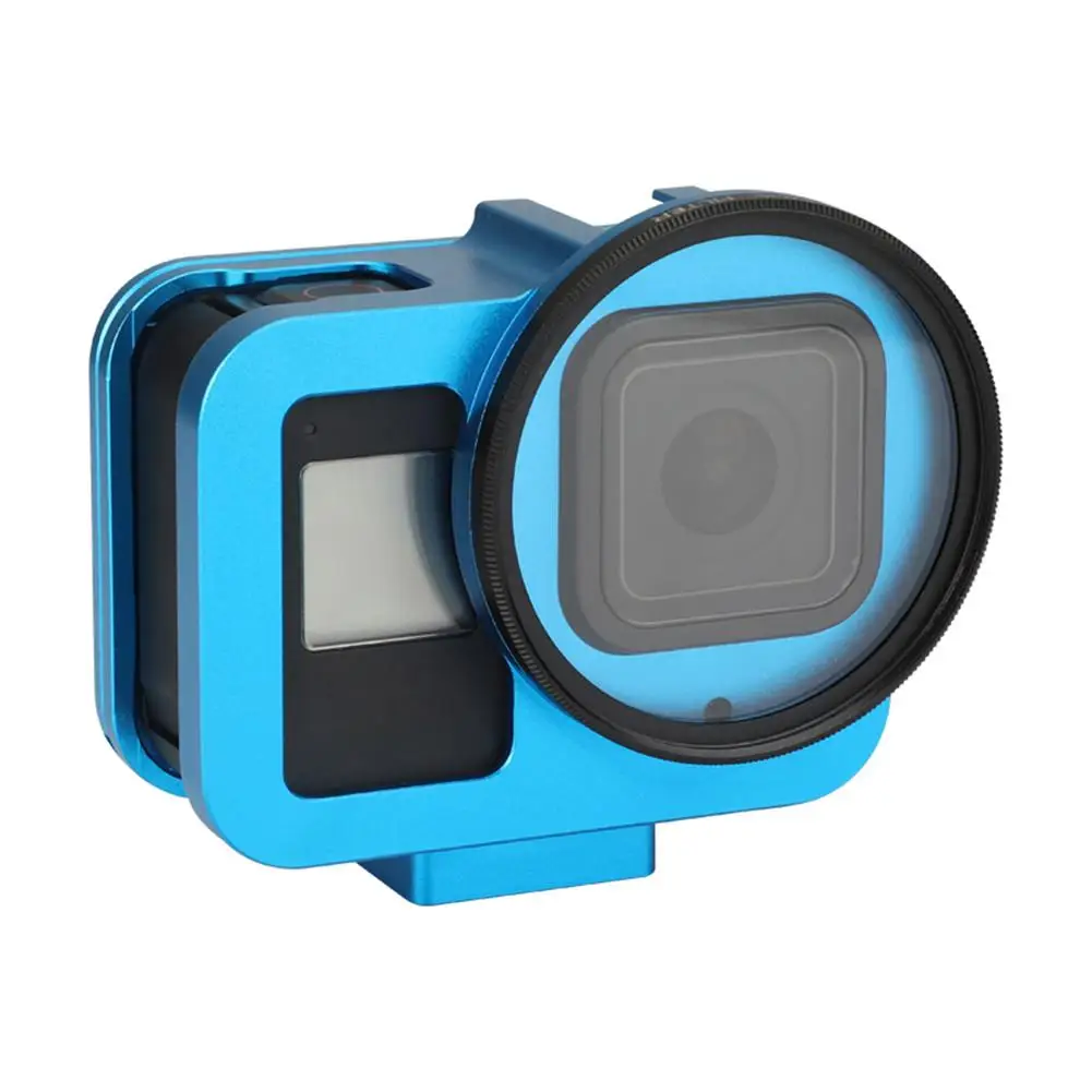 Для GoPro8 алюминиевая рамка металлическая клетка для собаки защитный чехол VLOG комплект для стрельбы аксессуары для спортивной камеры