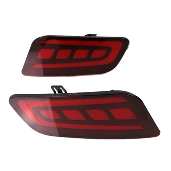 

LED Rear Bumper Reflector Fog Brake Turn Indicator Lights For Ford Everest 16-18