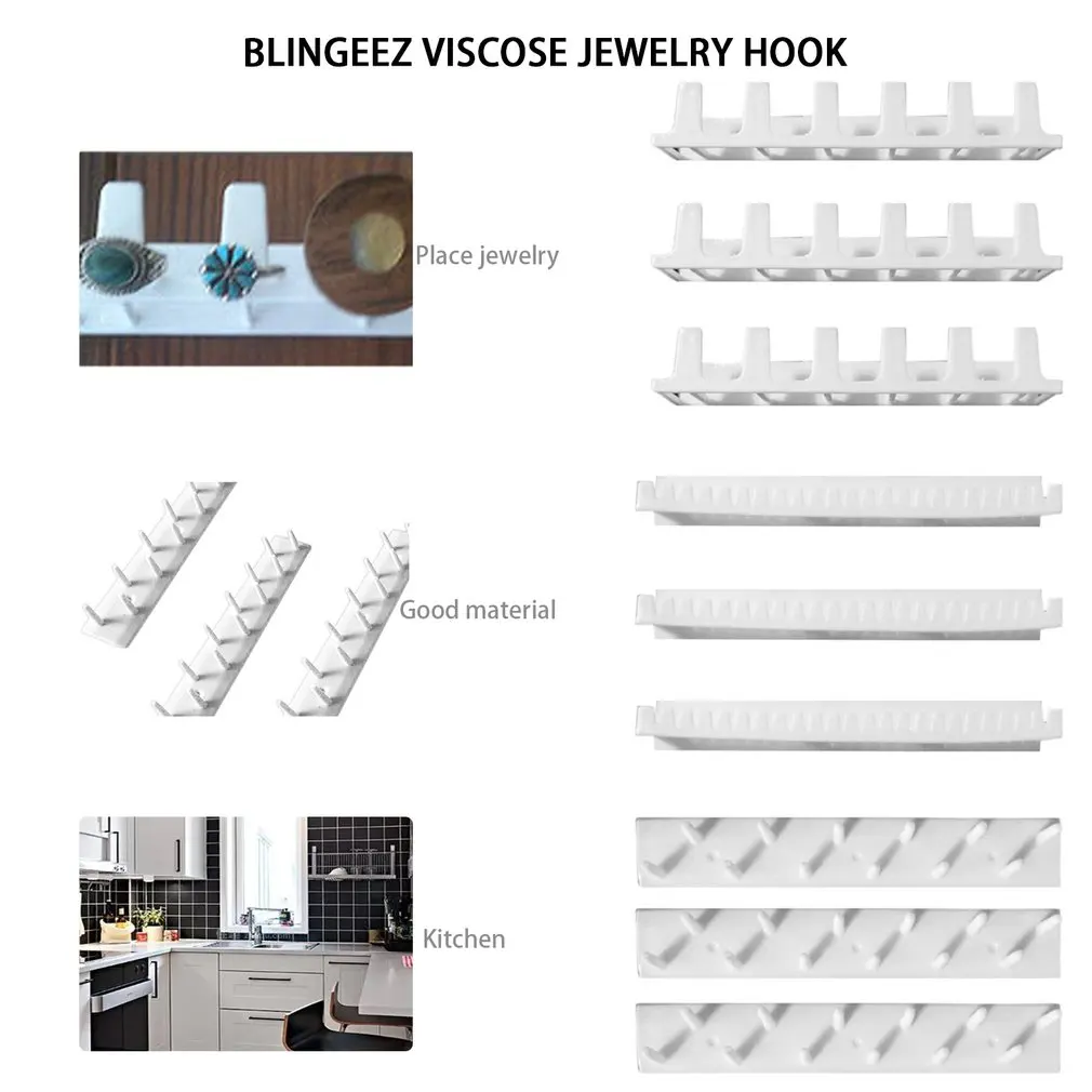 Practical Design Jewelry Display Necklace Earring Bracelet Organizer Display Stand Rack Holder Bedroom Jewelry Wall Hanger