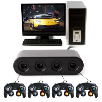 

3 in 1 GC to Wii U PC Switch Gamecube Controller Adapter Converter PC USB for Nintendo D08A