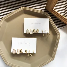 3 шт./компл. из серьги в форме конфет мечта капли маленькие свежие серьги в гонконгском стиле Простые серьги C female