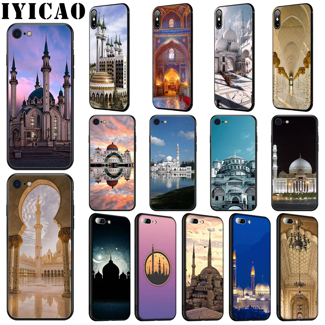 IYICAO Святой арабских мечети Ультра мягкий силиконовый чехол для телефона iPhone 11 Pro