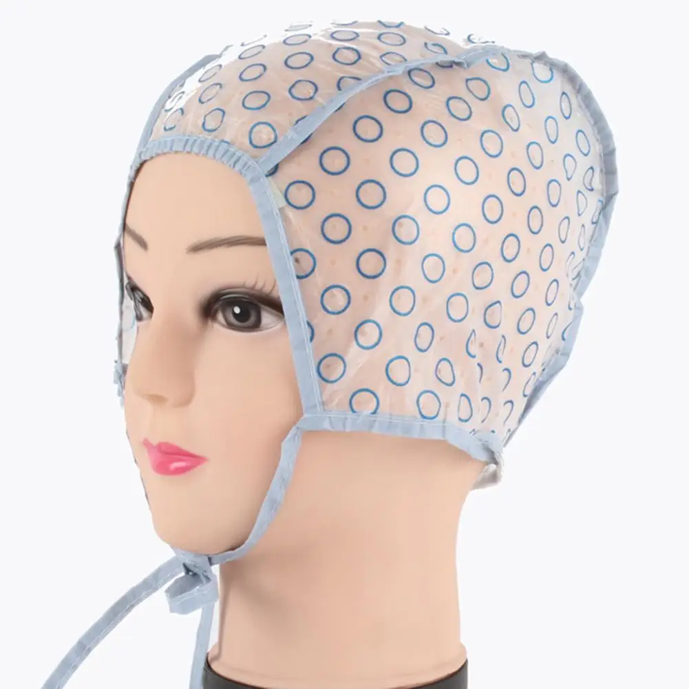 Dye Cap + Hook Reusable Set Professional Hair Salon Color Coloring Highlighting Frosting Tipping Color Hairstyling Tools