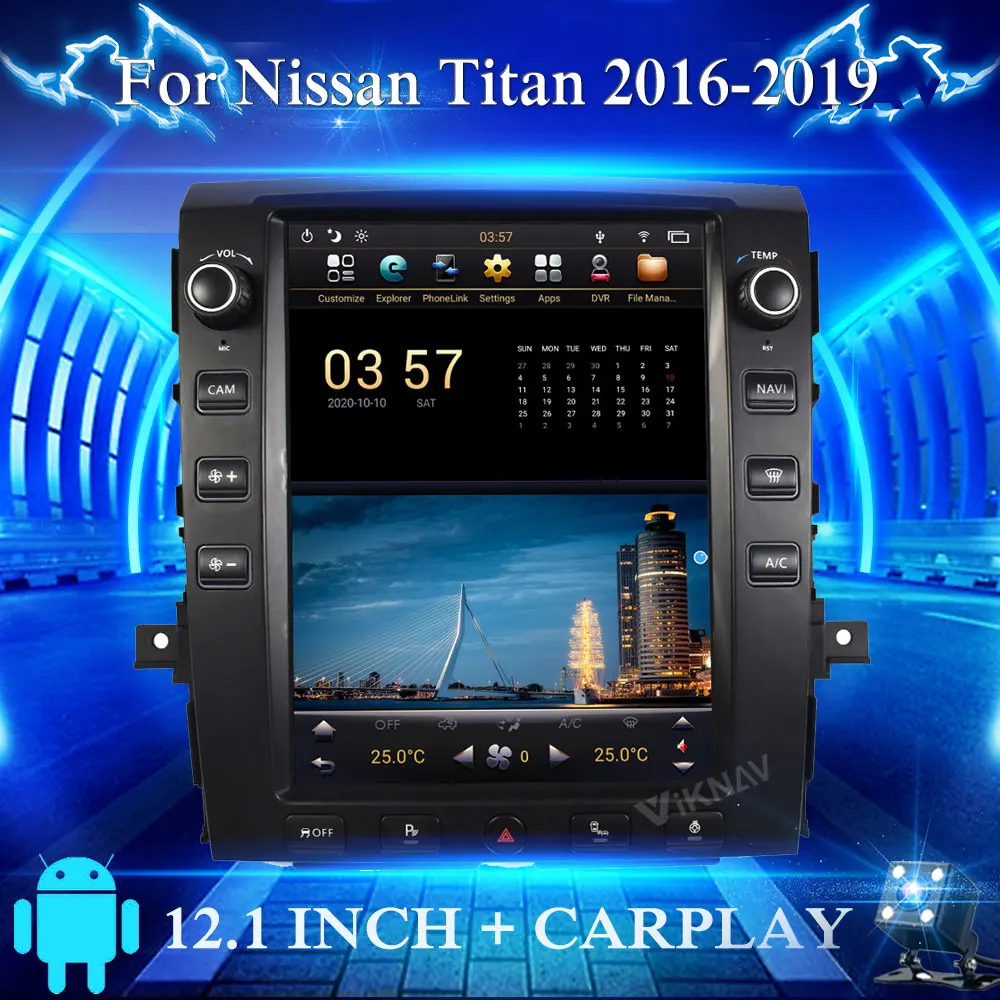 Android Car Radio For Nissan Titan 20162019 Car Multimedia Dvd Player
