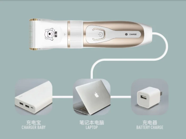 Машинка для стрижки волос для собак с usb-аккумулятором сменные лезвия для стрижки Мишка, собака, кошка, инструменты для ежедневного ухода за домашними животными