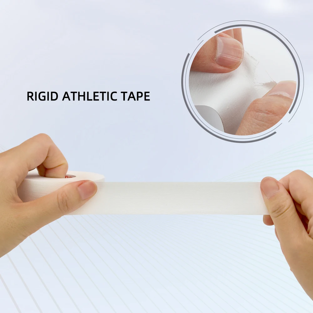 Kindmax Sports Medical Athletic Tape No Sticky Residue & Easy to Tear for Athletes Trainers First Aid Injury Wrap 5 Sizes kinesiology tape
