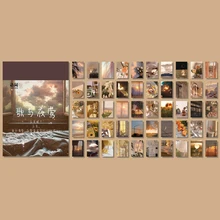  50 sheets Ins Style Sticker Book Washi Paper journal DIY Material Decoration Sticker Memo Pad Scrapbook Stationery 