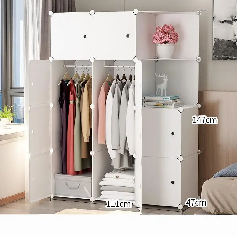 Мобильная табличка для комода Armoire Rangement Armario Armazenamento шкаф мебель для спальни Mueble De Dormitorio шкаф - Цвет: MODEL B