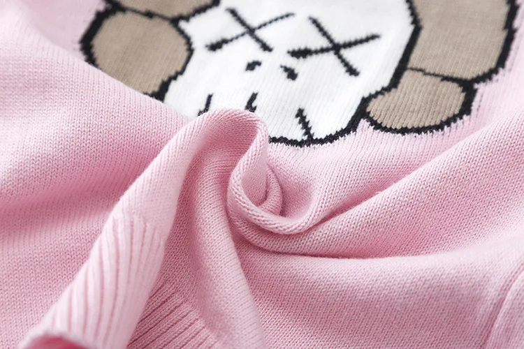 Осенний жаккардовый свитер для мальчиков и девочек, мультяшный супергерой, джемпер, трикотаж, хлопковые кардиганы, свитер для малышей, одежда для маленьких мальчиков