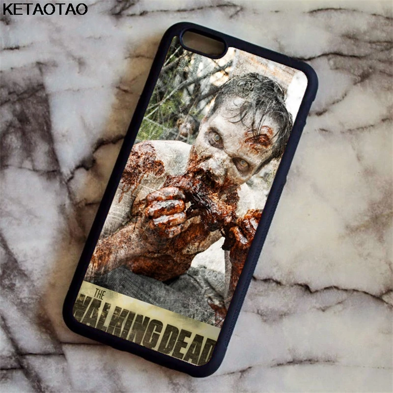 Зеленый Чехол KETAOTAO Nuovo The Walking Dead для samsung galaxy S4 S5 S6 S7 S8 S9 S10 edge Note из мягкого ТПУ резины и силикона - Цвет: Зеленый