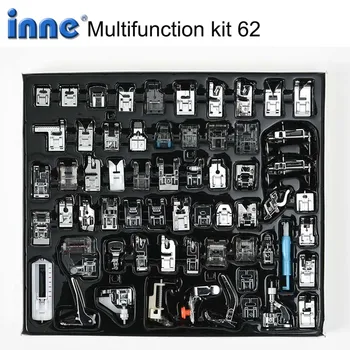 

INNE Presser Foot For Brother Singer Darning Sewing Machine Presser Press Foot Domestic Braiding Blind Stitch