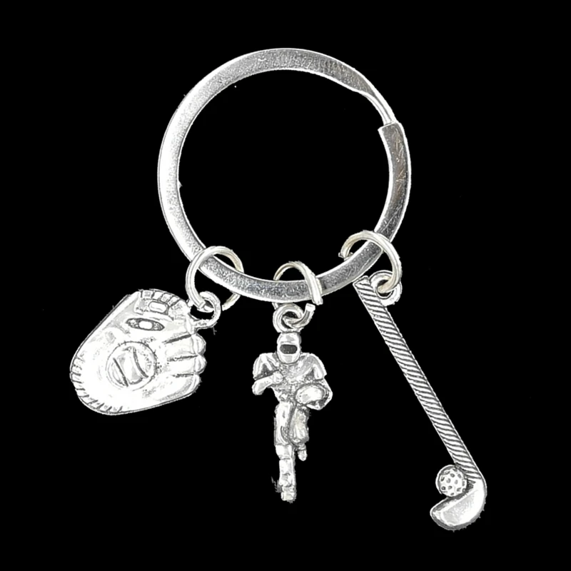 

1PCS Keychain 2020 New Popular and Fun Handmade Personality with Home Run / Gloves / Golf / Metal Keychain Gift