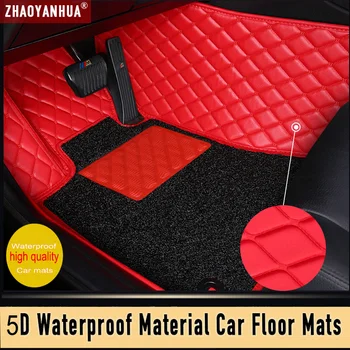 

Waterproof Anti-dirty Leather car floor mats for Peugeot 206cc 307cc 308 308CC 408 508 607 Carpet car accessories