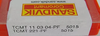 

10PCS CARBIDE INSERT TCMT110304 PF 5015