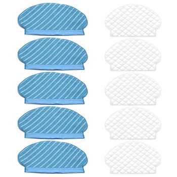 

Mop Cloth Pads Disposable Rag Set for Ecovacs Deebot Ozmo 920 950 Vacuum Cleaner Parts Replacement Home Accessories 10Pc