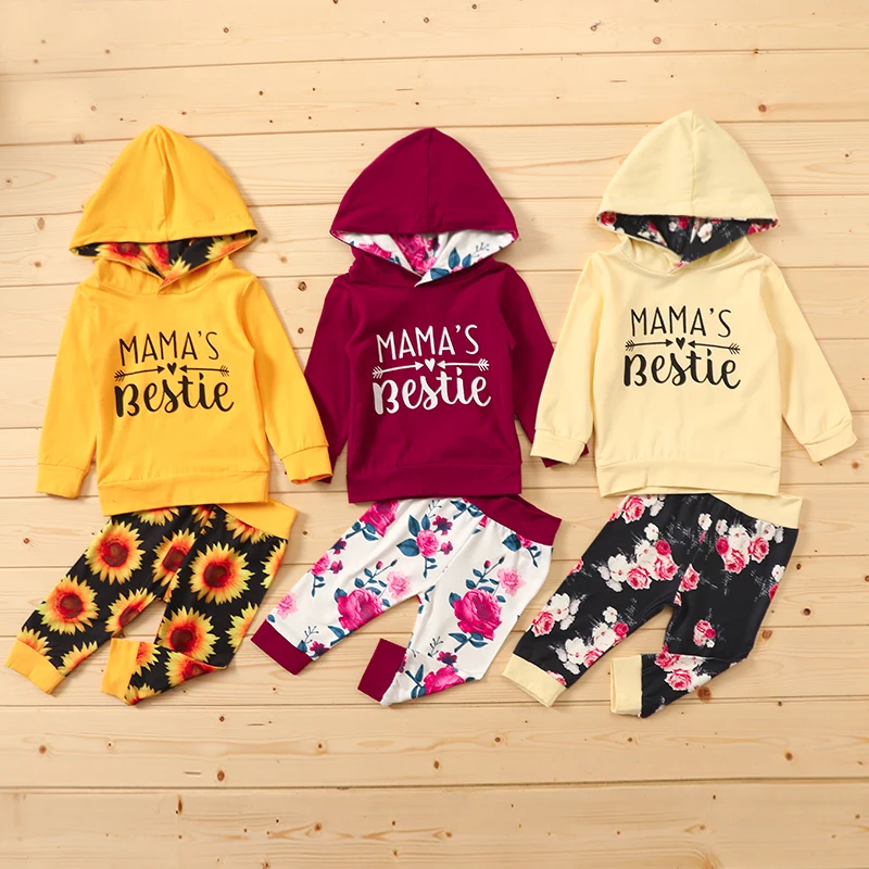 Baby Spring Autumn Clothes Newborn Infant Babies Boy Letter Hoodie