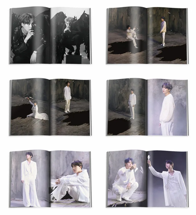 Hot KPOP Card Bangtan Boys MAP OF THE SOUL : 7 Mini Photo Postcard Collection Photocard