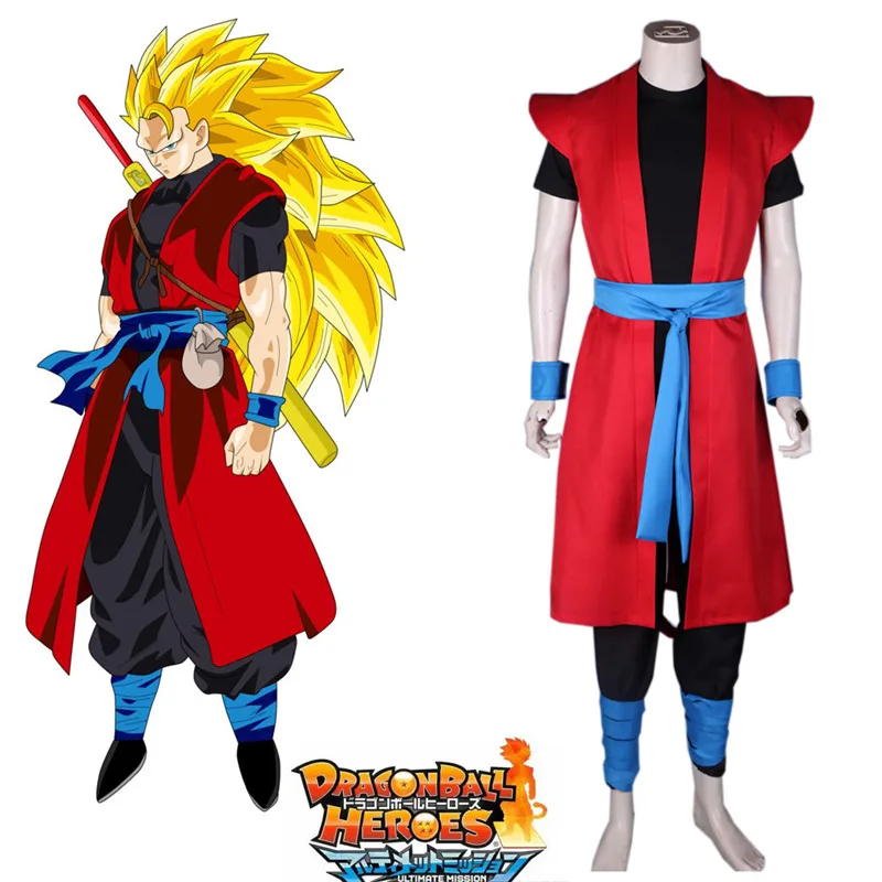 

Son Goku Costume Cosplay ZENO Outfit Super Dragon Ball Heroes: Universe Mission Cosplay Adult Son Goku luxury Halloween Costume