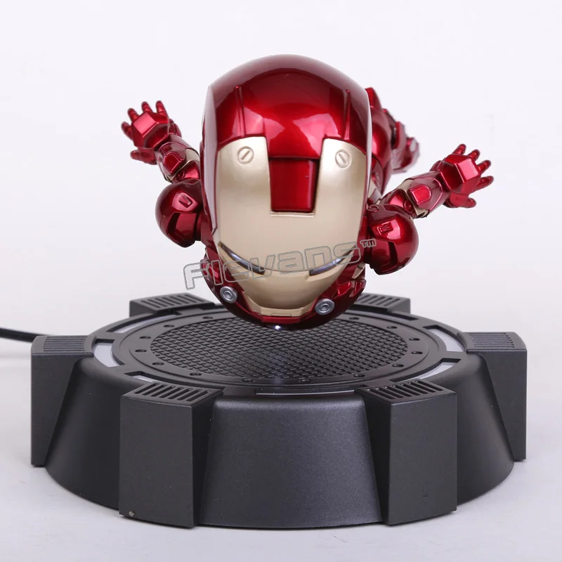 Iron Man MK Magnetic Floating Version with LED Light Action Figure Collection Toy in 3 Color Options image 3