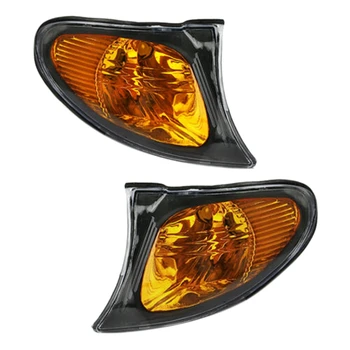 

2Pcs Corner Marker Parking Light Turn Signal Light For-BMW 3 Series E46 325I 325Xi 2002-2005 63137165859 63137165860