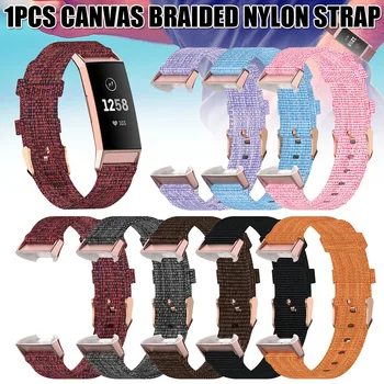 

Smart Bracelet Replacement Watch Band Canvas Nylon Denim Men Women Smartwatch Band Accessories FKU66