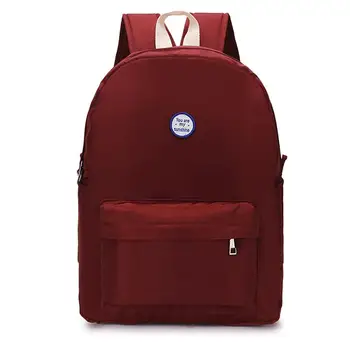

JIULIN School-Bag Double-Zipper-Backpack Large-Capacity Casual Women Brand Female Girl
