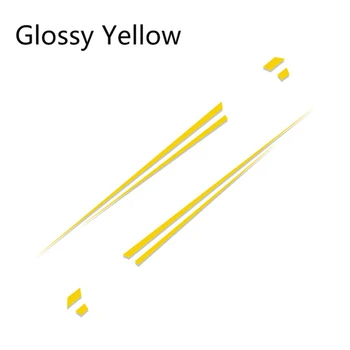 

2 Car Motorsport Side Stripe Decal Vinyl DIY Sticker Accessories High Temperature Resistant , Waterproof, Long-term Durable