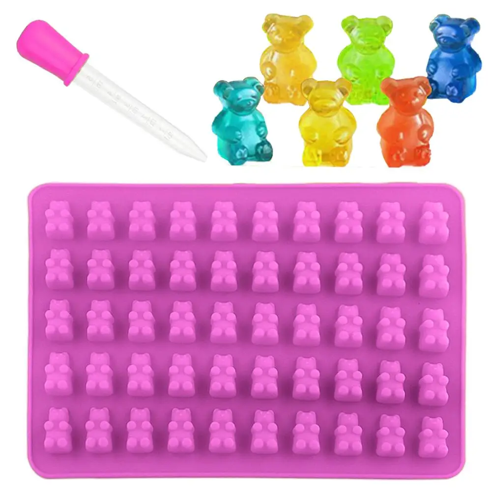DIY ручной работы шоколадная форма Gummy Bear силиконовые формы для поделок украшения