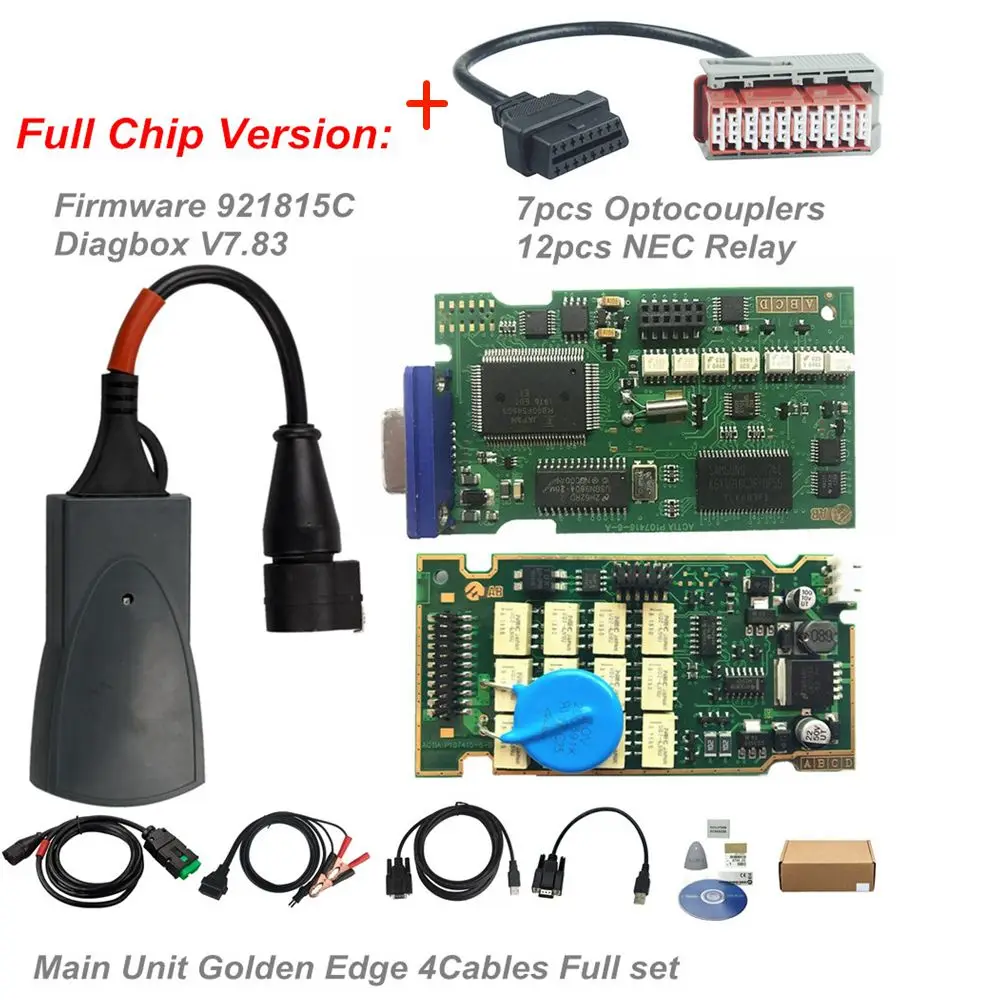 FULL ADD PSA 30PIN Lexia 3 PP2000 полный чип Diagbox V7.83 с прошивкой 921815C Lexia3 V48/V25 для Citroen для peugeot OBDII диагностический инструмент - Цвет: FULL ADD PSA 30PIN