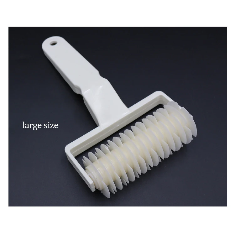 1PCS Plastic Pull Net Pizza Knife Wheel Pasta Lattice Roller Cutter Dough Biscuit Pie Kitchen Baking Tool Cutter Accessories