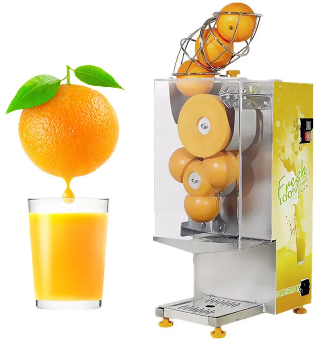 Fresh lemon juice squeezing machine orange citrus juicer juicing machine_