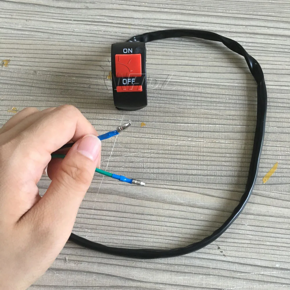 1PC 56cm Universal Electrombile Motorcycle Tuning Part Handle Switch Button for headlight adapt Switch ON-OFF Button Switch (3)