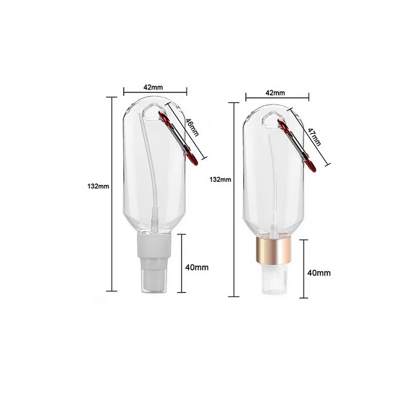 50ml Wall Hanging Refillable Bottles Hand Sanitizer Containers Travel Alcohol Containers Leakproof Spray Bottle With Lanyard 50ml Wall Hanging Refillable Bottles Hand Sanitizer Containers Travel Alcohol Containers Leakproof Spray Bottle With Lanyard