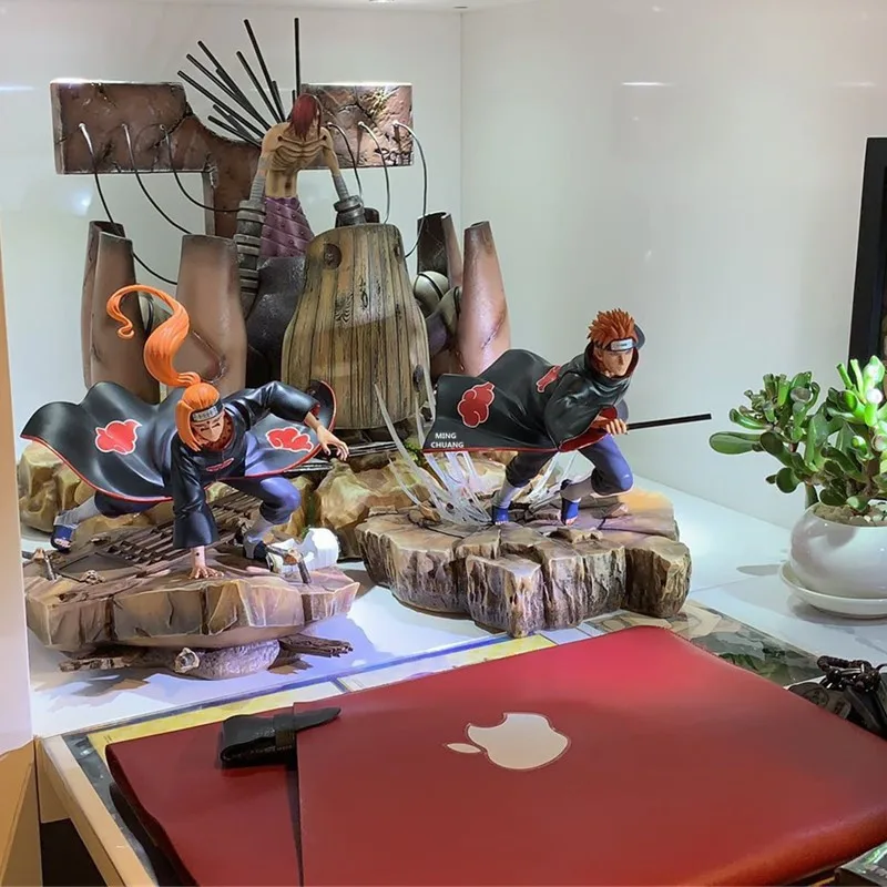 " Аниме Наруто статуя Akatsuki бюст боль полная длина портрет творческий подарок на праздник GK фигурка игрушка коробка 24 см V572