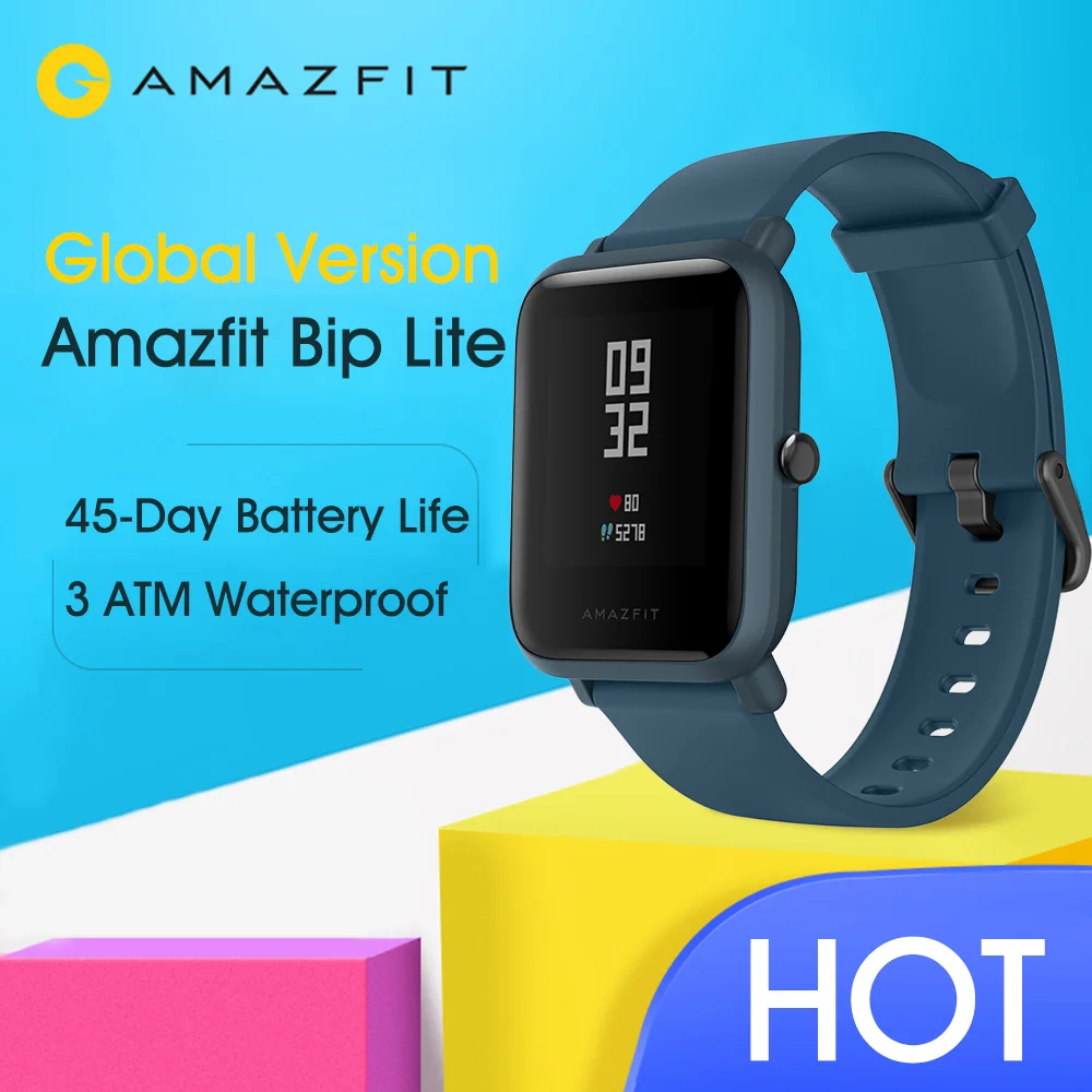 amazfit bip lite blue